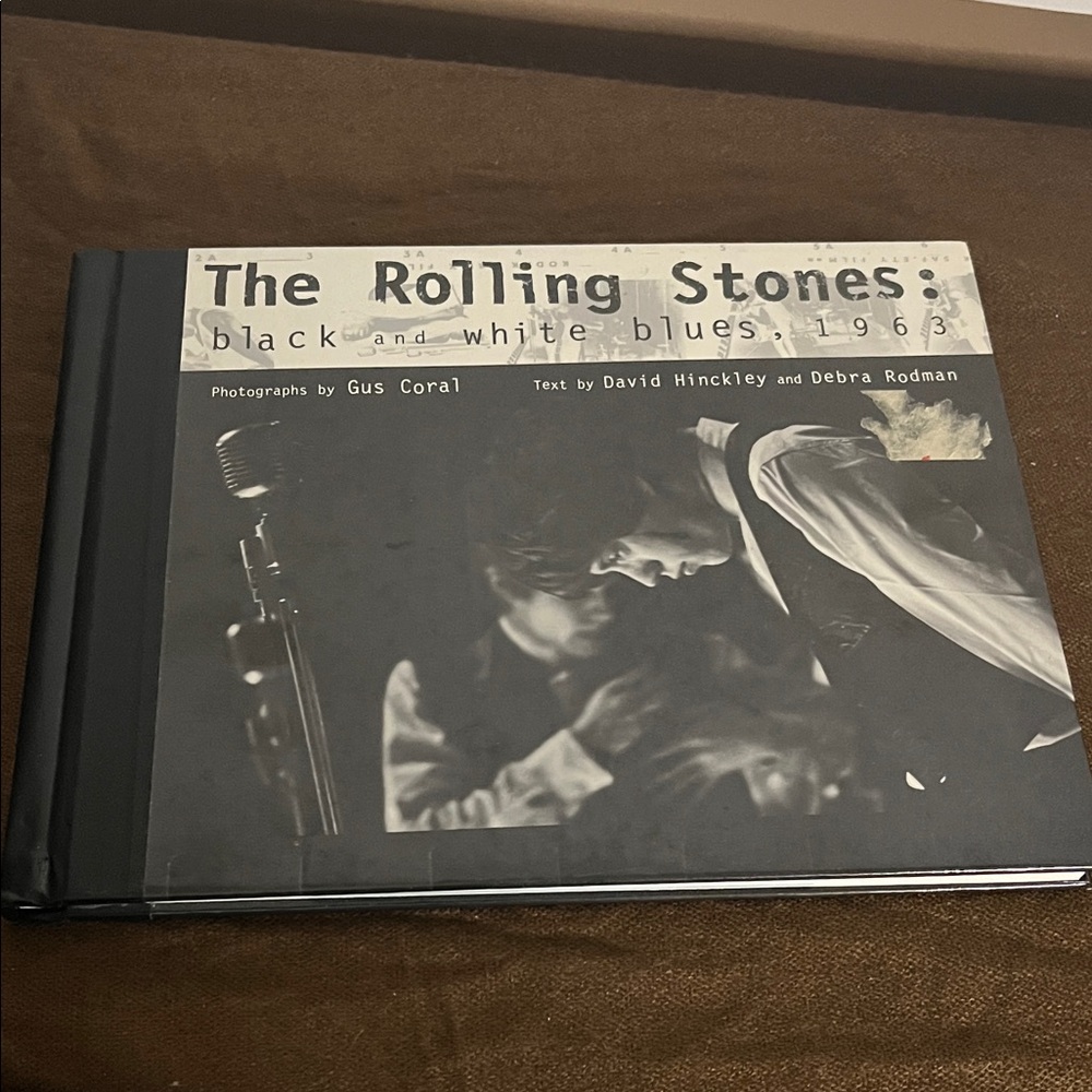 😄The Rolling Stones black and white blues 1963 coffee table 1995 book